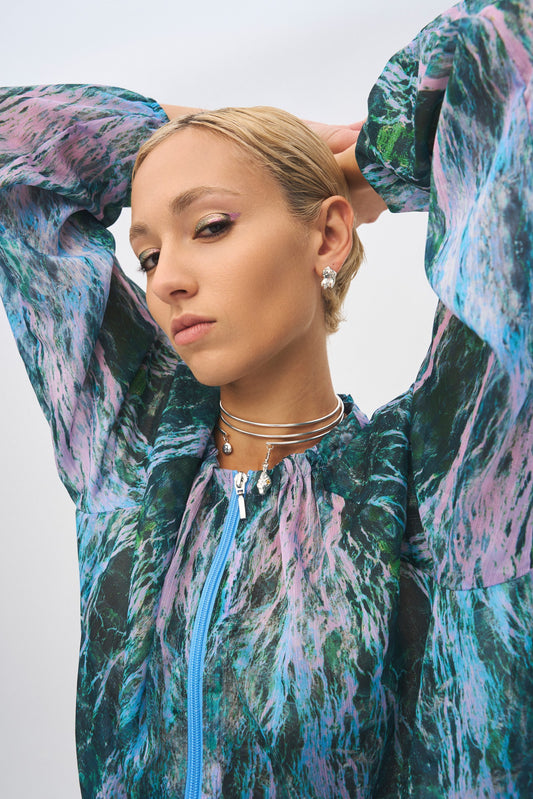 Dreaming Mesh Bomber Jacket