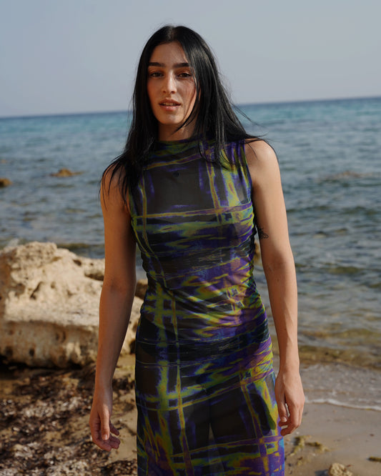 Motley Mesh Dress