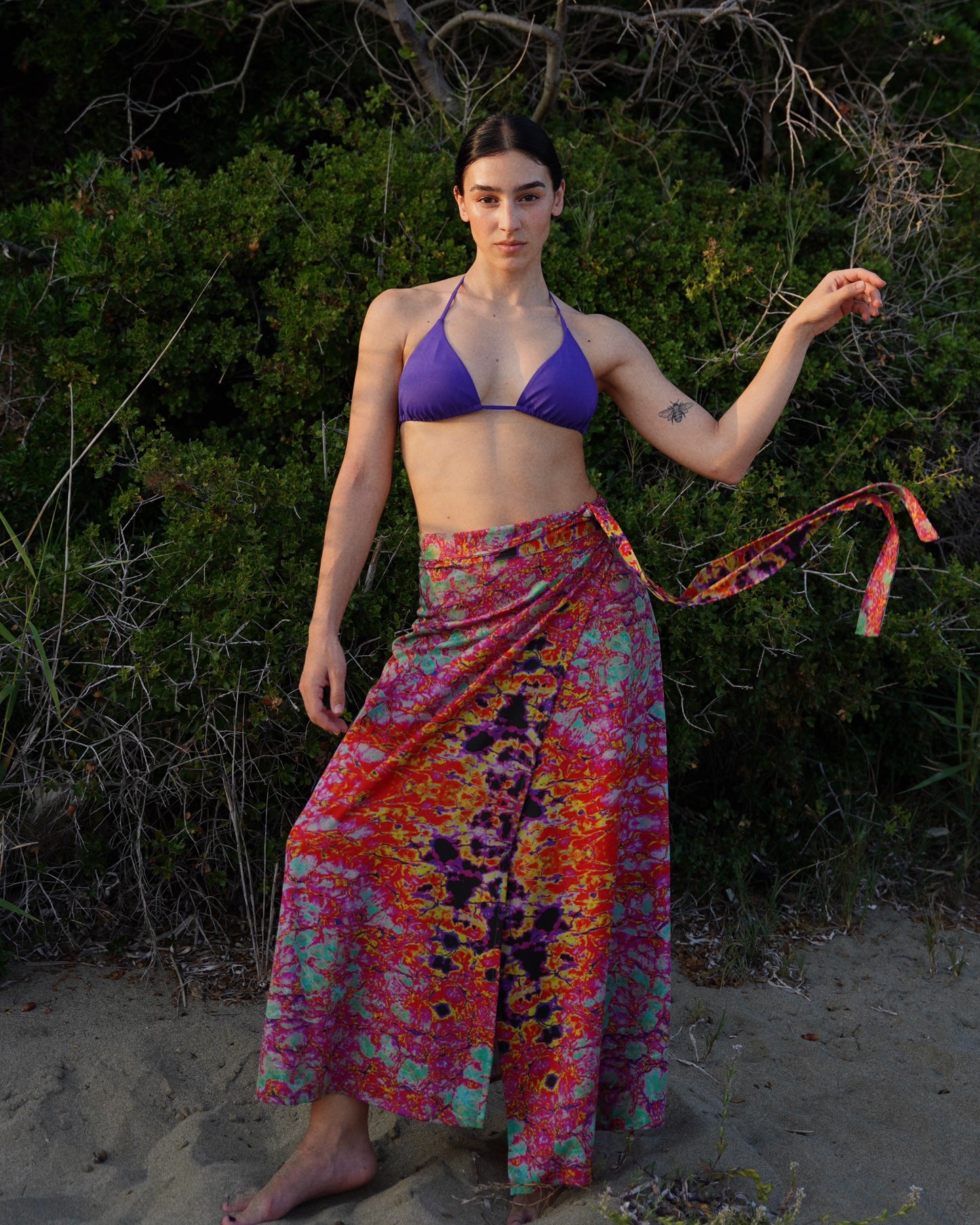 Earthy Wrap Skirt