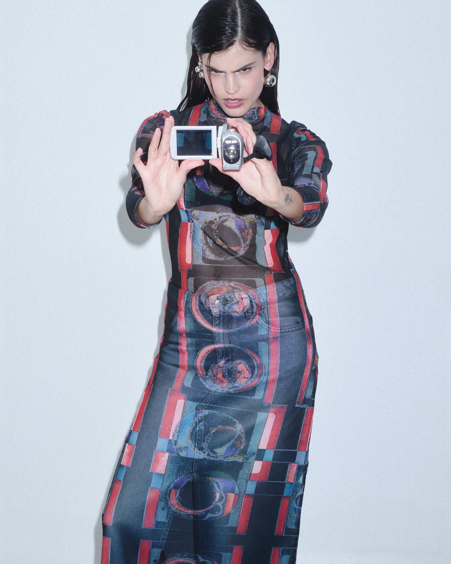 Cell Mesh Dress