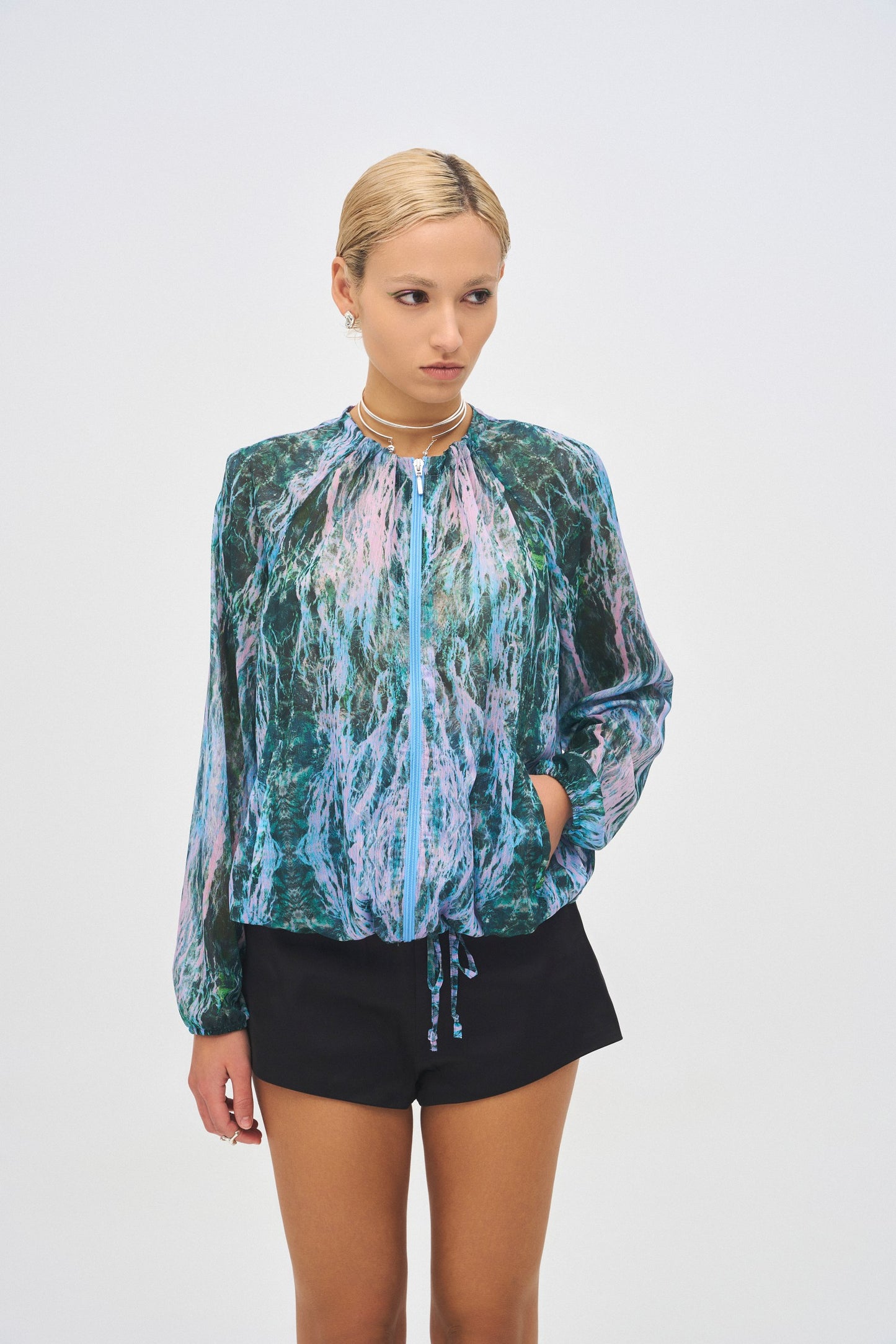 Dreaming Mesh Bomber Jacket