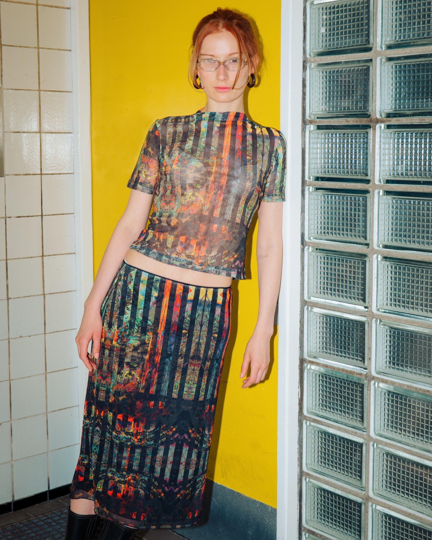 Flourish Mesh Skirt