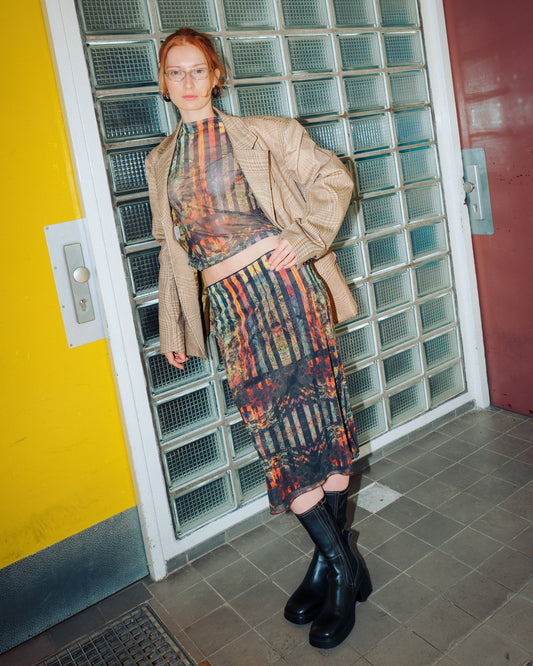 Flourish Mesh Skirt