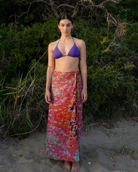Earthy Wrap Skirt