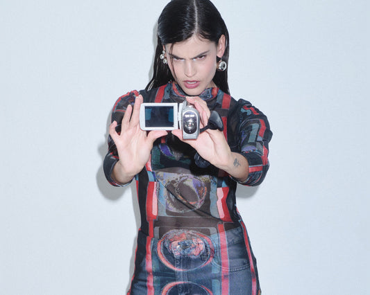 Cell Mesh Dress